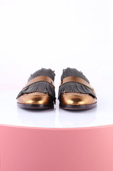 Brunello Cucinelli Terlik Metalik Bronz - 37